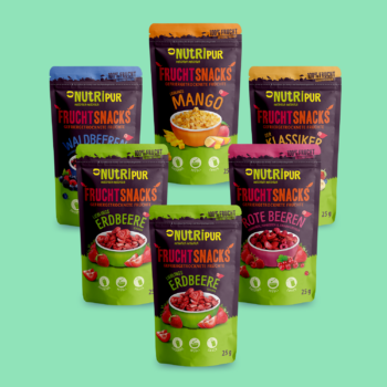 Frysetørret frugt, six-pack 6 x 25g