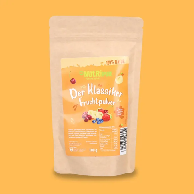 Is pulver til vitaminis jordbær