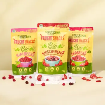 Frysetørret frugt, økologisk Trio pakke 3 x 70g