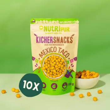 10 x 100g Kikærte Snacks Mexico Taco