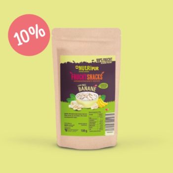 TILBUD! 3 x 100 g frysetørrede bananer