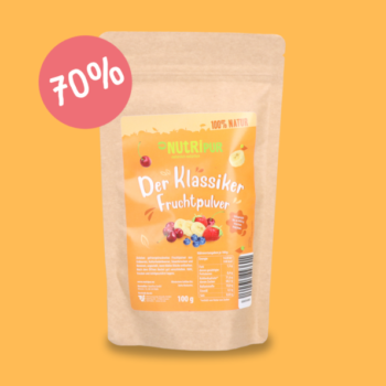TILBUD! 5 x 100 g Frugtpulverblanding “Den Klassiske”