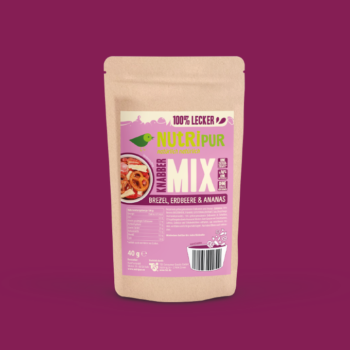 NibbleMix kringle, jordbær og ananas 40g