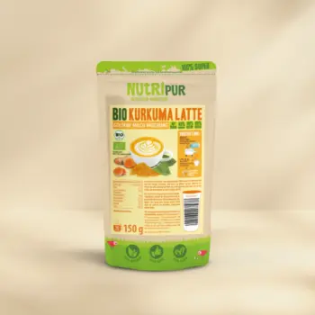 Her er et produktbillede af Kurkuma Latte Pulver fra NutriPur.