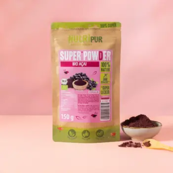 Her er et produktbillede af SuperPowder Økologisk Acai-Pulver fra NutriPur