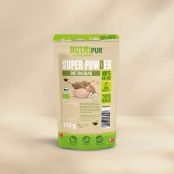 Her er et produktbillede af SuperPowder Økologisk BaoBab fra NutriPur.