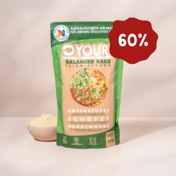 Her er et produktbillede af den næringsoptimede dejblanding. Nu 60 procent rabat