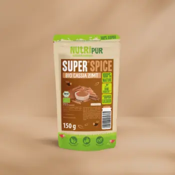 Her er et produktbillede af SuperSpice Økologisk Cassia Kanel fra NutriPur.
