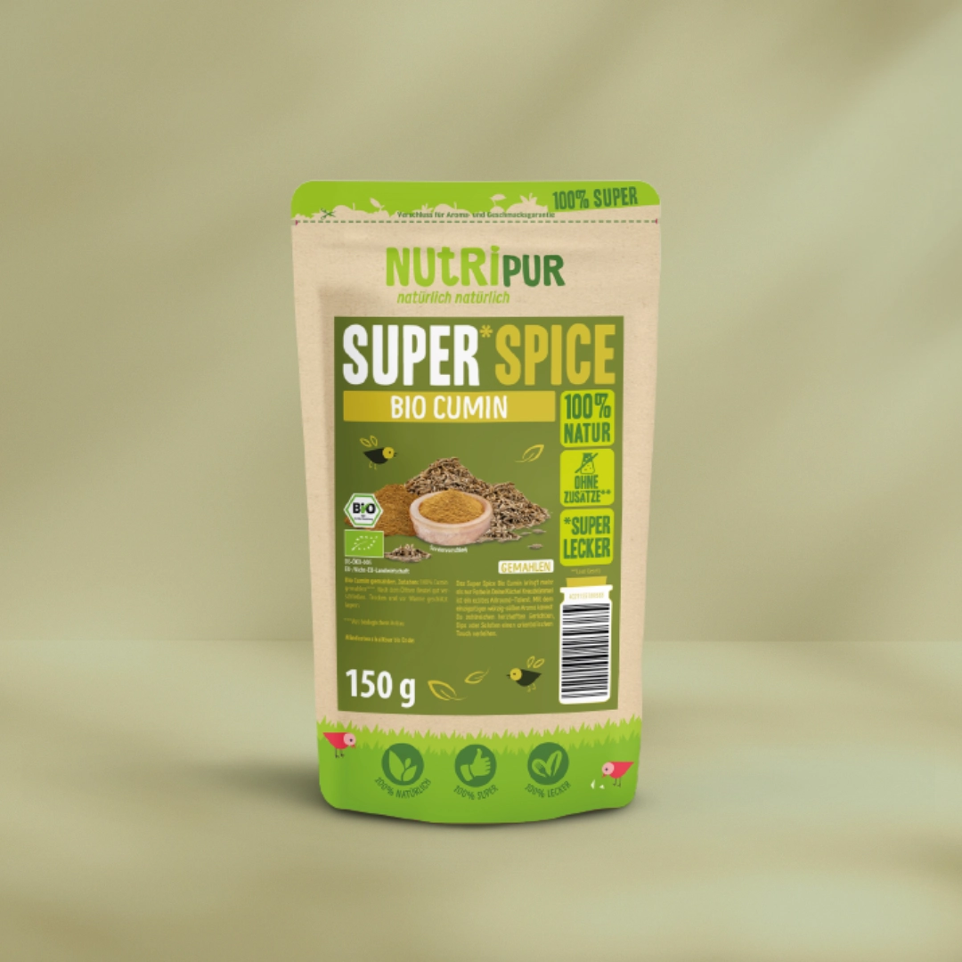 Produktbillede af SuperSpice Cumin (økologisk) fra NutriPur.