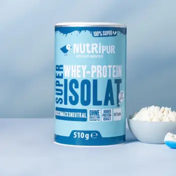 Her er et produktbillede af Super Isolat Whey Proteinpulver med neutral smag.