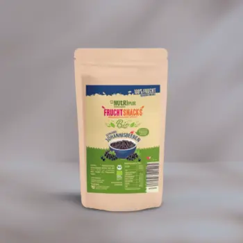 Her er et produktbillede af de frysetørrede økologiske solbær.