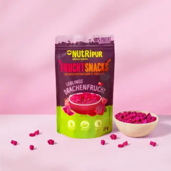 Her er et produktbillede af NutriPurs frysetørrede dragefrugt