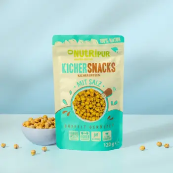 Produktbillede af NutriPurs ristede kikærter.