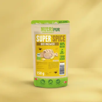 Her er et produktbillede af SuperSpice Økologisk Ingefær fra NutriPur