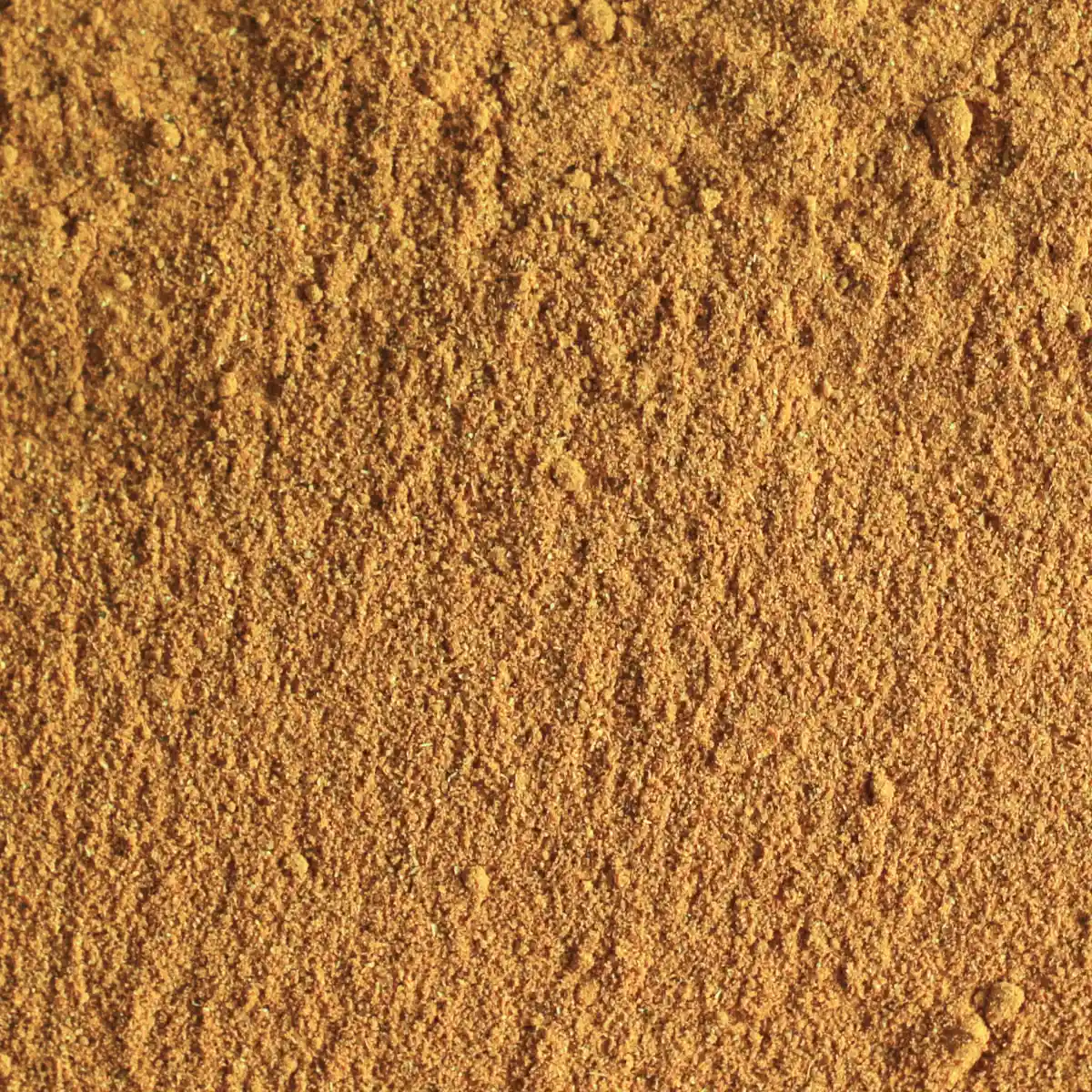 Billedet viser et makrobillede af det økologiske Kurkuma Latte Pulver