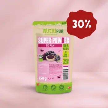 Her er et produktbillede af SuperSpice Økologisk Acai fra NutriPur. Nu 30 procent rabat