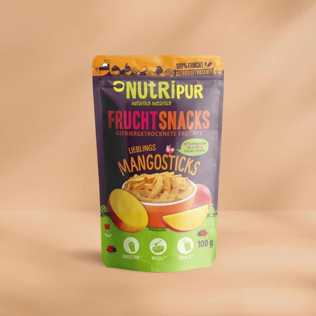 Frysetørrede mangosticks fra NutriPur